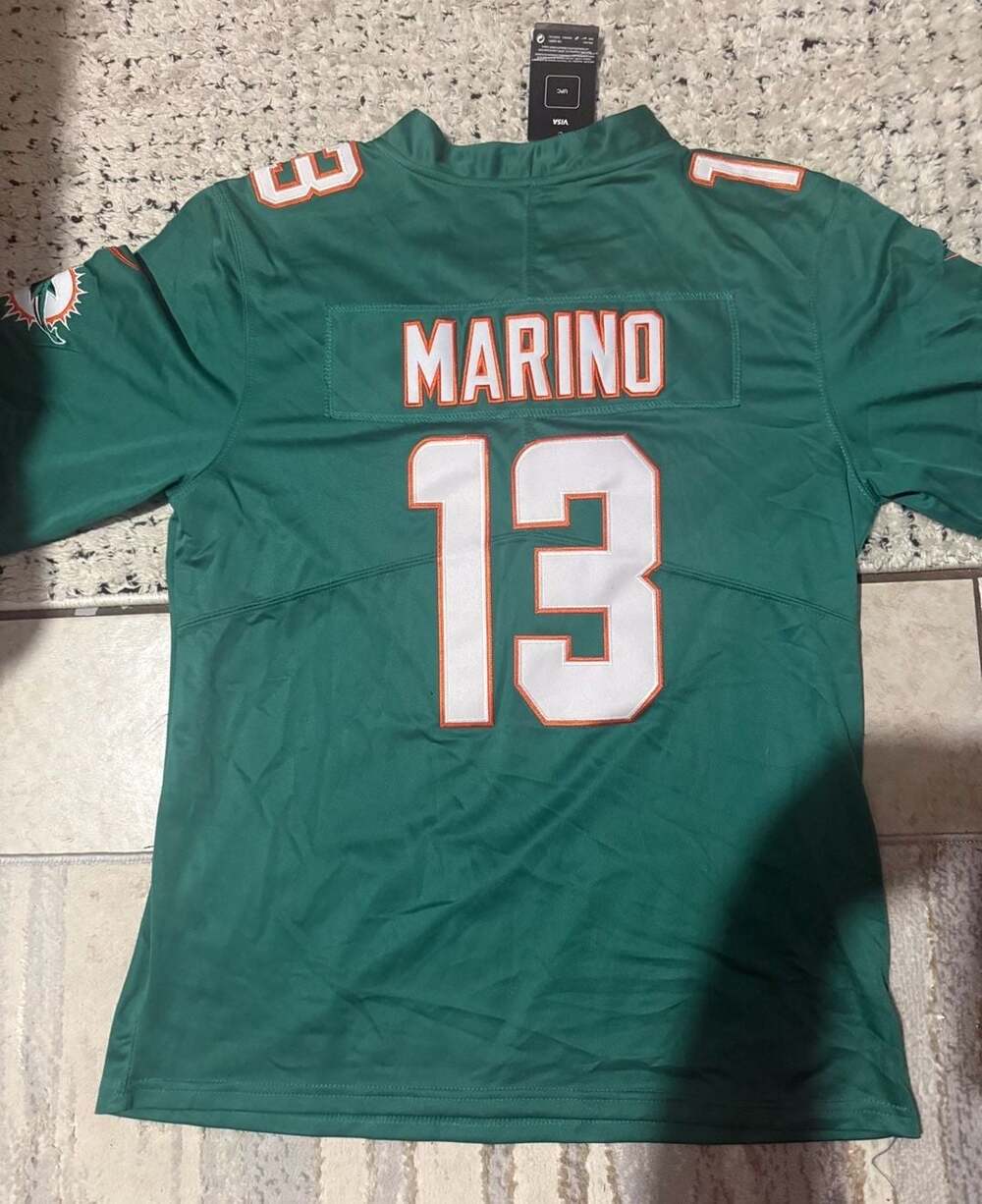 Nike Dan Marino #13 Miami Dolphins Legacy On-Field NFL Jersey - Picture 5 of 7